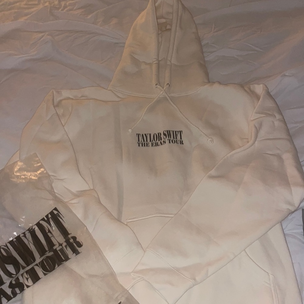 ERAS TOUR EXCLUSIVE MERCH - White/Cream Hoodie